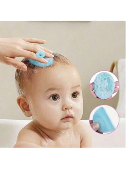 3 قطع طقم فرشاة شعر آمنة للأطفال لإزالة علامات الولادة، العناية برأس الوليد ، طقم فرشاة تدليك للأطفال