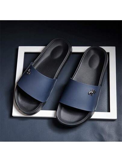 صندل رياضي للرجال، بنعل إي في إي سميك ومتين، خفيف الوزن للارتداء المنزلي والخارجي، صندل صيفي للخارج والشاطئ والمناسبات العادية