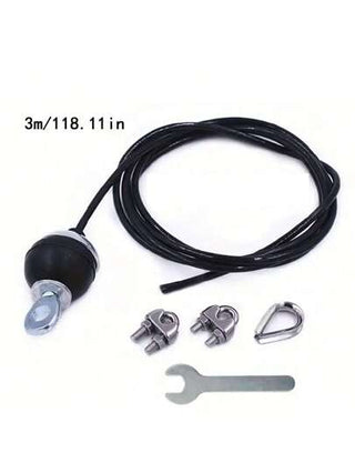 كابلات بكرات التمرين القابلة للتعديل 196بوصة/118بوصة/157بوصة ، حزم مقاومة الجاذبية الثقيلة 5مم لاستبدال بكرات الجيم المنزلي