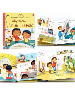 Lachilly كتاب أسئلة وإجابات أولية للعلوم بتصميم رفع أغطية من دار نشر Usborne, كتاب صور لتنمية المعرفة (رفع الأغطية أسئلة وإجابات أولية)