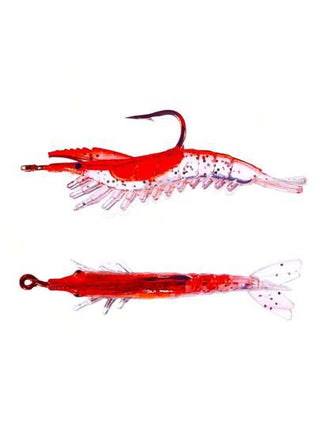 HENGJIA 5 حبة/حقيبة 6 سم 3جرام طعم لإنتحال الروبيان الناعم المائع طعوم صيد صناعية ناعمة لصيد البحر السمك القاعي والقاعدي