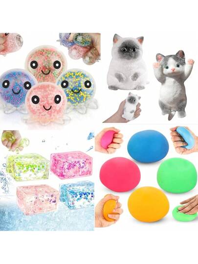 مجموعات متنوعة من ألعاب الفيدجت المسلية والمطاطية والصديقة للطفل لاكتمال حفلات الأعياد والمناسبات مثل عيد الميلاد والعيد الوطني والهالوين وعيد الشكر وعيد الميلاد والذكرى السنوية وغيرها من المناسبات بأعداد 5/20/30/50 قطعة