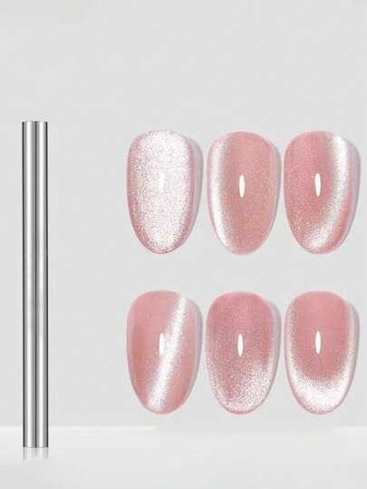 أداة مغناطيس أسطواني لتزيين أظافر الجل ذات تأثير العين القطة، ديكور أظافر عصري ،أداة مغناطيس قوي