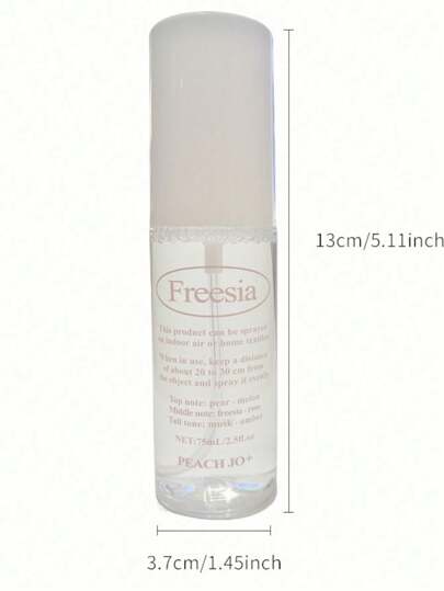 هناك 3 أنواع من العطور المتوفرة, 1 قطعة/75مل/2.5 أونصة سائل رش ملابس بعطر الخوخ والزنبق، له رائحة بسيطة وطويلة الأمد، مناسب لغرفة النوم والخزانة والحمام لإزالة الروائح والتعطير، هدايا للعطلات والأعياد والتخرج، محمول