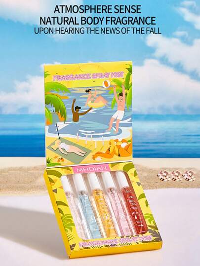 5 قطع * 10 مل من رذاذ العطر البرازيلي ، يتوفر منه أكثر من 6 خيارات مجموعات، منعش للأماكن الداخلية والخارجية، متعدد الطبقات لحالة غبطة طويلة الأمد، عناصر طبيعية ساحرة، ينطلق منه رائحة فانيليا براز البرازيل والنخيل والأزهار والفواكه الاستوائية والخشب...