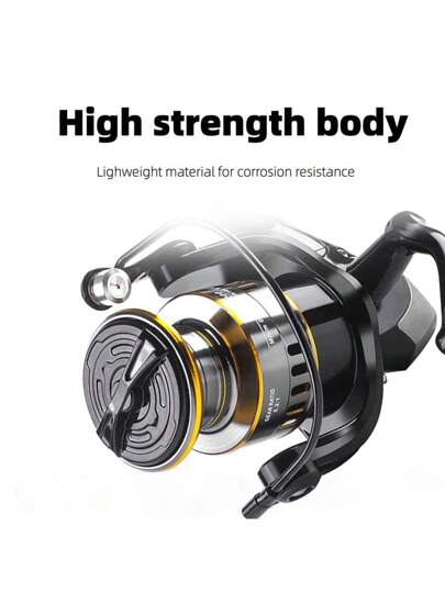 NYAYEO بكرة صيد دوارة، ملف معدني 5.2:1/4.7:113BB ، محامل كروية لصيد الأسماك الضخمة، HE500-7000، كأس خط معدني، معدات صيد البحر