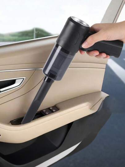 جهاز شفط يدوي لاسلكي 1قطعة ، تصميم محمول، وظيفة النفخ والشفط، قوي لإزالة شعر الحيوانات الأليفة، مناسب للمنزل والسيارة وتنظيف المكتب