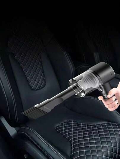 جهاز شفط يدوي لاسلكي 1قطعة ، تصميم محمول، وظيفة النفخ والشفط، قوي لإزالة شعر الحيوانات الأليفة، مناسب للمنزل والسيارة وتنظيف المكتب