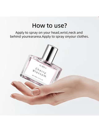 عطر للنساء 1.01 أونصة سائلة، عطر منعش وطويل الأمد، خالي من الكحول، مناسب للتواعيد والاستخدام اليومي والعطلات والحفلات، بنكهات الكرز البري والوردة والمغنوليا. هدية مثالية للنساء، عيد الحب، عيد الميلاد