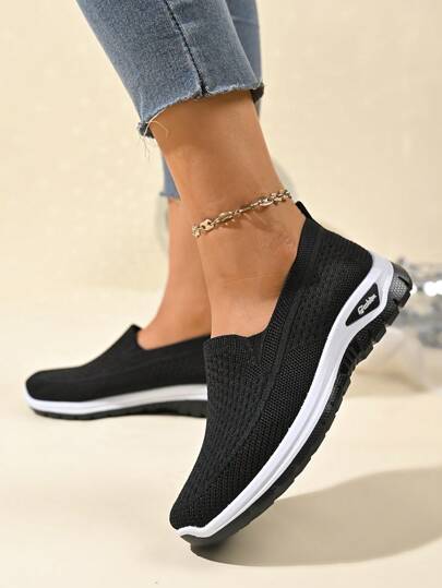 أحذية رياضية للنساء للجري والتمرينات، سهلة الارتداء، متنفسة وخفيفة الوزن، قياسات كبيرة، ذات قاع وسطح ناعم مريحة وأنيقة