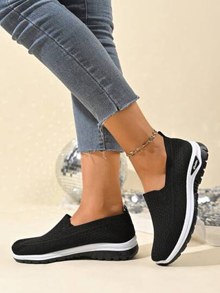 أحذية رياضية للنساء للجري والتمرينات، سهلة الارتداء، متنفسة وخفيفة الوزن، قياسات كبيرة، ذات قاع وسطح ناعم مريحة وأنيقة