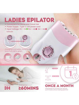قطعة واحدة من إبلاتور شعر المرأة وقاطع شعر لإزالة شعر الإبط ، إبلاتور للنساء ، ماكينة حلاقة وتشذيب للنساء ، لاسلكي ، قابل للشحن ، شحن سريع ، هدايا عيد الميلاد ، أفضل هدية للحبيب