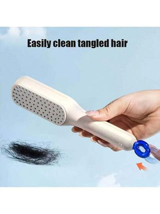 فرشاة شعر سحرية قابلة للفصل ، مشط قابل للتلسكوب صديق للفروة الرأس ، فرشاة تدليك محمولة مضادة للكهرباء الساكنة ، فك تشابك الشعر السلس للاستخدام المنزلي ، فرشاة شعر مدلكة ضرورية مضادة للكهرباء الساكنة وسهلة التنظيف لجميع أنواع الشعر! قابلة للسحب...