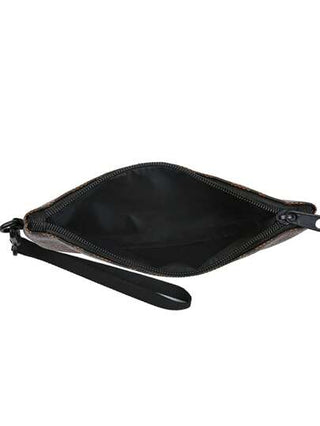 حقيبة صغيرة مربعة الشكل للرجال جديدة بتصميم متباين الألوان، حقيبة يد مفصلة بألوان الموضة المميزة، حقيبة معصم