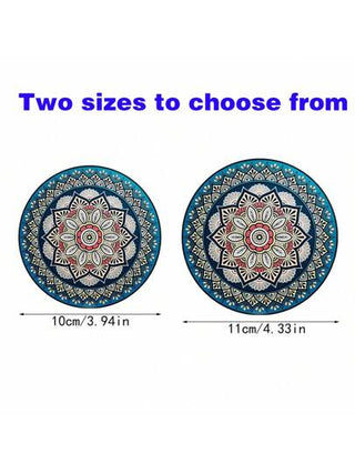 1 طقم/4 قطع/6 قطع مجموعة أقداح فايبرانت ماندالا، بطانة عزل حراري ملونة، بطانة طاولة قابلة للغسيل، بطانة طاولة مانعة للانزلاق، حامل أكواب سيارة، مثالي للمنزل والمقهى والمكتب والمطبخ وأوقات الشاي وديكور حفلات المناسبات، هدايا فاخرة