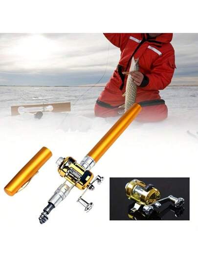 هذا القضيب الصغير بشكل قلم صياد محمول وقابل للطي والانسحاب، مزود بعجلة طبل. إنه قوي وذو قبضة قوية. يتم تثبيت عجلة الصيد بإحكام وتتناسب بشكل وثيق مع هيكل القضيب. إنه مناسب للأنهار والبحيرات والخزانات وصيد السمك على الجليد. إنها عصا صيد يمكن وضعها في الجيب