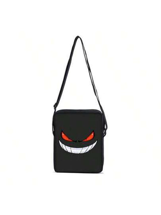 حقيبة كتف مطبوعة من الطرف الواحد ذات نمط الوجه الابتسامة