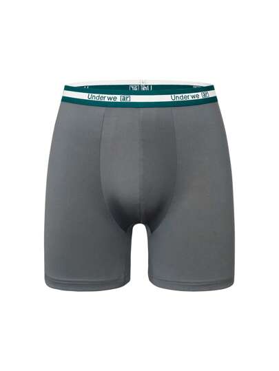 Manfinity EasyFave 3 قطع/حزمة سراويل داخلية بوكسر جاكار مطبوع برقم لرجال ملابس كاجوال