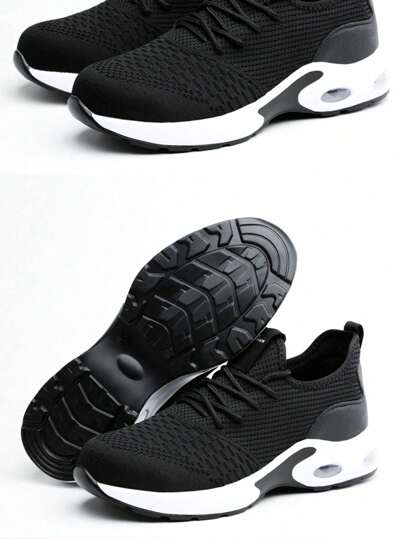 أحذية عمل برجل حديدي، حذاء رياضي يناسب الجنسين مع وسادة هوائية مانعة للصدمات، مناسبة لجميع الفصول