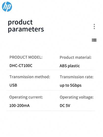 HP محطة إرساء USB مع محول شحن نوع C 2.0 مشارك متوافق مع محول حاسب Apple محطة إرساء شحن PD إسقاط 4K أربعة في واحد (أسود، أبيض، شاي محلى، فضي)