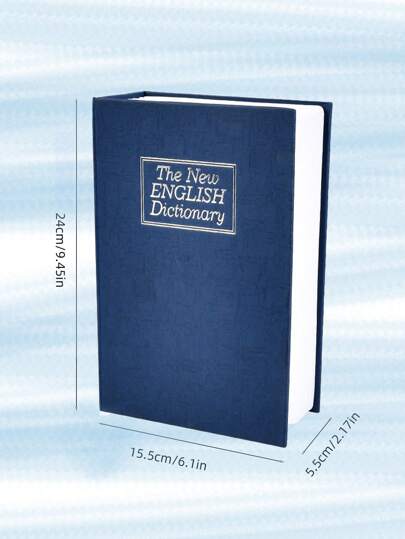 صندوق سري للنقود، صندوق أمان صغير سري للحفظ النقود والساعات والمجوهرات ،مع قفل رقمي، مخفي على رف الكتب أو في غرفة النوم، هدية عيد ميلاد إبداعية