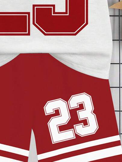 GraphicGems طقم قميص كم قصير مطبوع برسومات حرفية بروكلين وشورت للصبي المراهق، متنوع للصيف