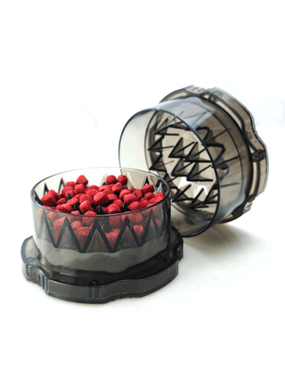 1 جهاز طحن المصيدة عالي الجودة مصنوع من مادة ABS - تصميم ثلاثي الأضلاع قابل لإعادة الاستخدام لحبيبات طعم السمك - مناسب للصيادين ، هدية عيد الأب المثالية