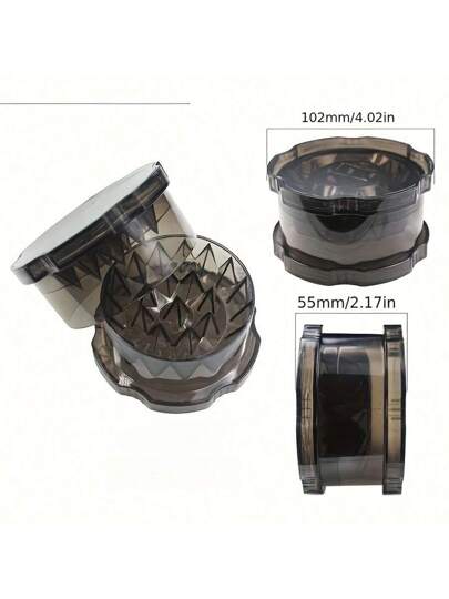 1 جهاز طحن المصيدة عالي الجودة مصنوع من مادة ABS - تصميم ثلاثي الأضلاع قابل لإعادة الاستخدام لحبيبات طعم السمك - مناسب للصيادين ، هدية عيد الأب المثالية