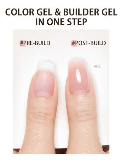 1 قطعة/20جرام طبقة أساس هلامية للأظافر، جل مبني شفاف وزهري لتقوية وإنشاء أفضل شكل للأظافر، قلم مزدوج الرأس للبناء، طلاء أظافر جيل للتقوية، قابل للإزالة بالنقع تحت أشعة فوق البنفسجية أو LED، هدايا عيد الأم للنساء