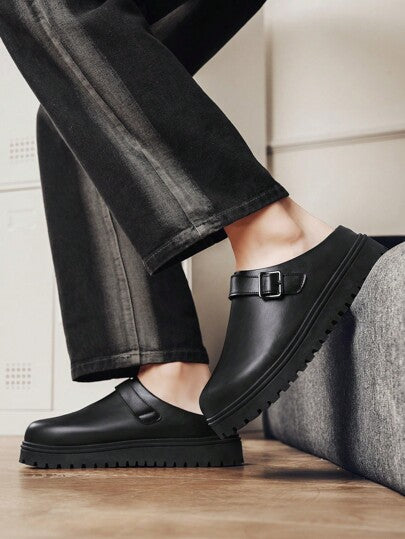 أحذية رجالية مسطحة بلا كعب سهلة الارتداء، كاجوال، أعمال، وتصميم عتيق، كراسي مسطحة بلا كعب