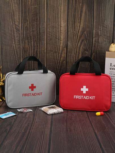 حقيبة طبية محمولة قطعة واحدة، صندوق إسعافات أولية مقاوم للماء للطوارئ، حقيبة تخزين الأدوية للسفر والأنشطة الخارجية والوقاية من الجائحة