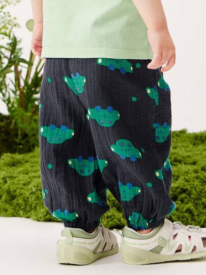 mini bala بناطيل أطفال صبيان وبنات صيفية سريعة الجفاف مقاومة للبعوض، فضفاضة، لين ، مناسب للبشرة، بناطيل طويلة