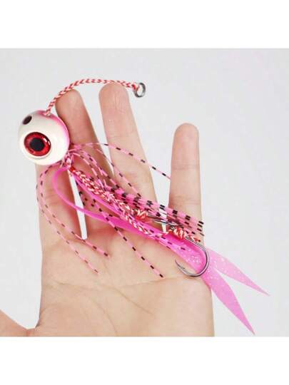 طقم 4 قطع طعم صيد سمك بترسّن مطاطي و وزن 40 جرام