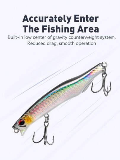 KINGDOM قلم رصاص صناعي طعم صيد السمك من KINGDOM HY بأوزان 8جم و 11جم و 14.5جم و 17.5جم و 20جم و 25جم، طعم قابل للغط في البحر للأسماك البحرية ، طعم رصاص طويل المدى