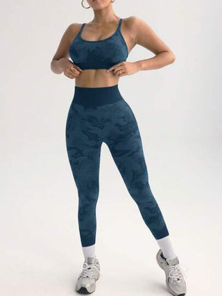 POWERISTA Powerista بدلة رياضية عصرية مطبوعة مجموعة نسائية لممارسة التمارين الرياضية