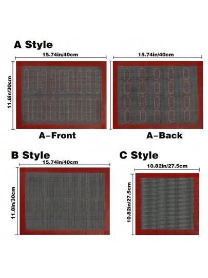بطانة فرن سيليكون مثقبة قابلة لإعادة الاستخدام، بطانة شبكة البخار غير لاصقة، بطانة صينية ألياف زجاجية لعمل الخبز والبيتزا والحلويات والكوكيز