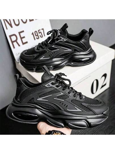 أحذية رياضية كاجوال للرجال، أحذية رياضية للخروج والجري، مريحة بنعل مبطن مناسبة للعمل اليومي والحياة والرياضة