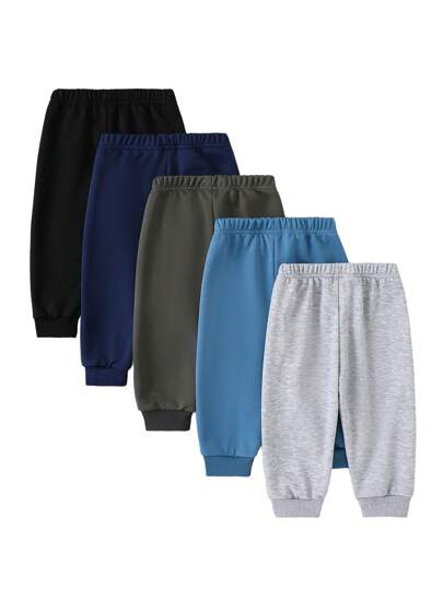 SHEIN Playful Pals ملابس شتوية للأطفال الصبية، بنطال فضفاض كاجوال، بلوزة كنزة مصنوعة من الصوف، متعدد الألوان، بطراز كوري، مقطع سميك مناسب للشتاء، جودة عالية أنيقة، متعدد الاستخدامات لشتاء/خريف، ملابس منزلية أنيقة، ملابس رياضية، ملابس خارجية كاجوال