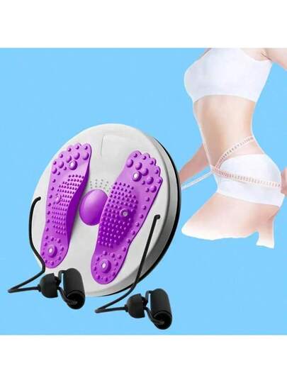 قطعة واحدة من قرص الخصر المُدار بحبل، لوحة منمية للجسم بالعلاج المغناطيسي، قرص نحت الخصر، معدات تمرين الخصر والبطن