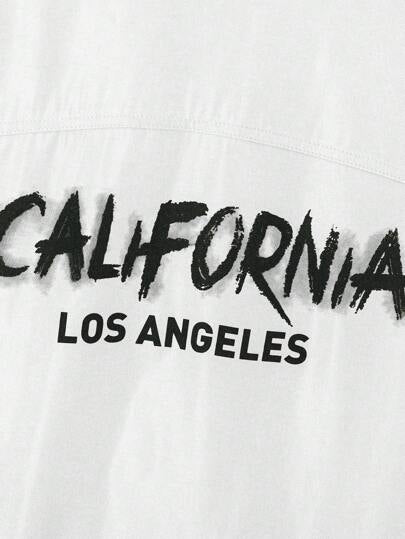 SHEIN قميص رياضي فضفاض بأكمام طويلة ومطبوع عليه حرف إنجليزي, مناسب للتنقل والمدرسة والاستخدام اليومي والعطلات والرياضة في فصول الربيع والصيف والخريف والشتاء