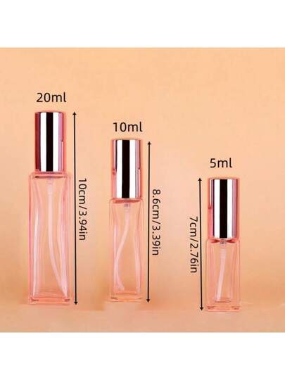 5/10/20 مل (0.17/0.33/0.67 أونصة). هذه الزجاجة الرذاذة من الزجاج باللون الوردي الذهبي والرمادي تعمل كموزع عطر محمول أنيق وصغير الحجم. الغطاء المعدني يجعله مناسبًا لتعبئة مجموعة متنوعة من السوائل، بما في ذلك العطور والزيوت الأساسية والمستحضرات...