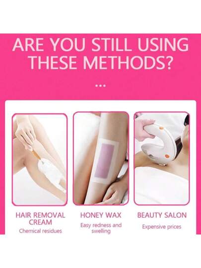 Kemei إزالة الشعر الكهربائية لوجه المرأة KEMEI KM-1999 البطاريات الجاف المزيل للشعر للجسم، الإبط، الساقين