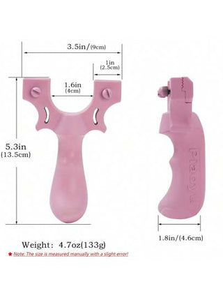 قطعة واحدة من منشار قوي للصيد للاستخدام الخارجي، مع سير مطاطي واحد، موديل جديد باللون الوردي، مناسب كهدية عيد ميلاد أو عيد للأصدقاء