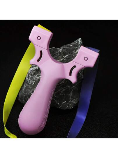قطعة واحدة من منشار قوي للصيد للاستخدام الخارجي، مع سير مطاطي واحد، موديل جديد باللون الوردي، مناسب كهدية عيد ميلاد أو عيد للأصدقاء