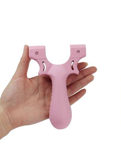 قطعة واحدة من منشار قوي للصيد للاستخدام الخارجي، مع سير مطاطي واحد، موديل جديد باللون الوردي، مناسب كهدية عيد ميلاد أو عيد للأصدقاء