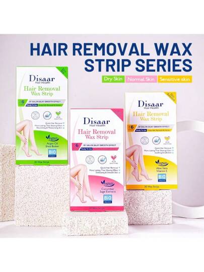 20 شريط شمع إزالة شعر، أشرطة شمع لمرة واحدة للرجال ، إزالة الشعر المنزلية للنساء، من الوجه والذراعين والساقين وتحت الإبط والحاجبين والخط البيكيني والشعر الكامل، سهلة لإزالة الشعر بنعومة، مستحضرات وملحقات شعر لصالون الحلاقة والتجميل، ضروريات السفر ،...
