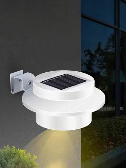 1 قطعة ضوء LED يعمل بالطاقة الشمسية للسياج، 3 LED مقاوم للماء لإنارة حائطيّة خارجية، ضوء سياج، ضوء أжелоб شمسي للحديقة والممرات والمزارع وديكورات الإضاءة