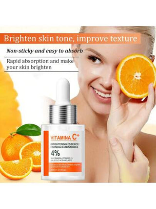 LANEMAY مصل فيتامين سي المنشط - ينشط البشرة الباهتة، يقلل من البقع الداكنة والتصبغ، يقوم بتنعيم وتحسين نسيج البشرة - مثالي لجميع أنواع البشرة