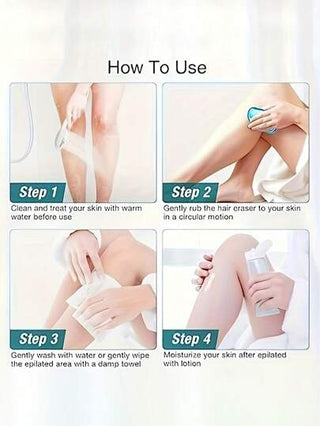 قطعة واحدة من أداة إزالة الشعر الآمنة الملونة عشوائيًا للرجال والنساء، محمولة وخفيفة لإزالة الشعر برفق، تقشير لطيف، أداة إزالة الشعر، قابلة لإعادة الاستخدام، مناسبة للساقين والذراعين والظهر والجسم