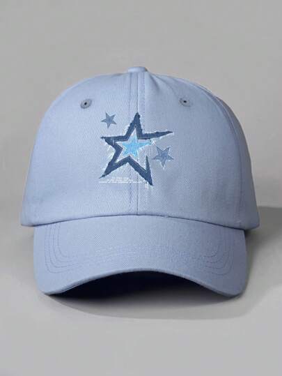 قبعة بيسبول مرقمة من الجينز البالي 1 قطعة، قبعة شمس قابلة للتعديل للخارج للأوالد والبنات، مناسبة للربيع/الخريف والسفر وعطلات الشاطئ